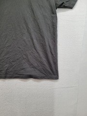 Fresh Men Shirt L Gray Short Sleeve Crew Neck Flat Front Comfort Pullover Tee