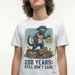 Honey Badger Freedom Fries Years Still Dont Care Funny Vintage T-Shirt