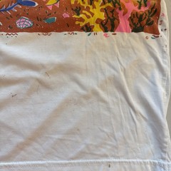 Vintage Ocean Collection T-Shirt Size Large Octopus Fish Seahorse Malaysia Read*