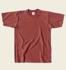 10.6 oz Reverse Weave T-Shirt – Red Bronson Mfg. Co. XXL