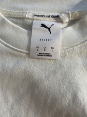 Puma select t shirt new no tag $50 white mint L streetwear studio wardrobe sale