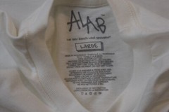 ALAB A-Lab Mens Live A Little Sunflower Live A Little White Tee Shirt New S,M,L