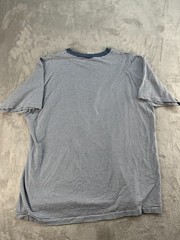 Vintage Cal Cru T-Shirt Mens XL Blue/White Stripped Short Sleeve Nautical
