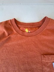 Carhartt Men’s Loose Fit Heavyweight Short-Sleeve Pocket T-Shirt in Jasper Heath