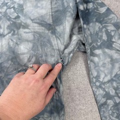 Vintage 90s Back to Earth T-Shirt Size 2XL Wolf Nature Tie Dye Long Sleeve *FLAW