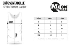 Men’s tank top saying I can go muscle shirt Moonworks ®