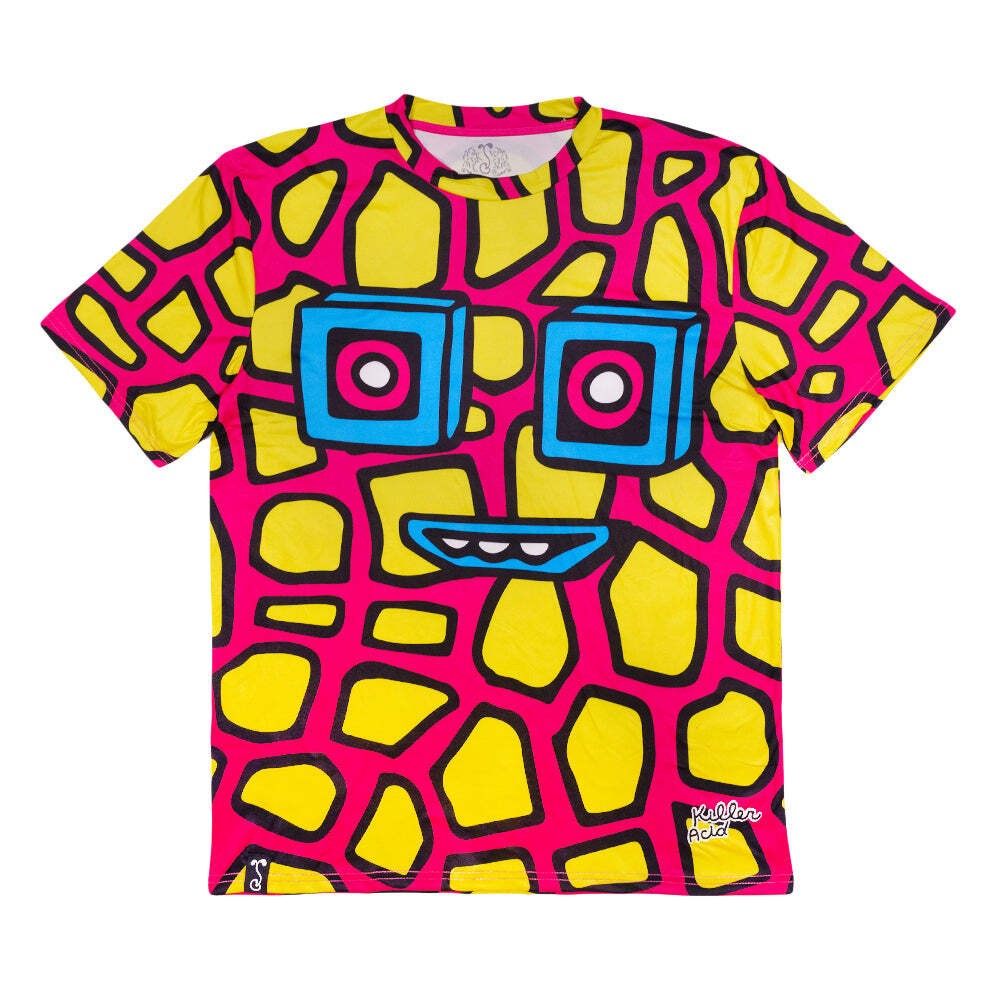 Killer Acid x Grassroots Mushroom Yellow T Shirt
