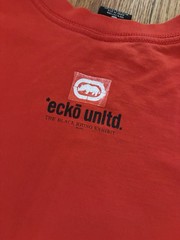 Ecko Unltd. Spider-Man Black Rhino Exhibit Red Cotton Crewneck Tee Men’s L