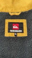 Quiksilver Men’s XL Heavyweight Fleece Lined Canvas Jacket Tan Full Zip Coat