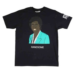 Neff Handsome Guy Cotton Short Sleeve T-Shirt, Men’s Large, Black New