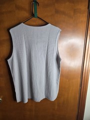 Coofandy Set Of 2 Sleeveless Shirts Undershirt Size Large Black & Tan Ribbed NWT