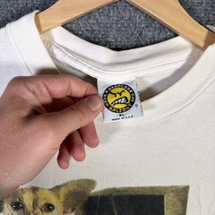 Vintage Taco Bell Shirt Mens XL White 90s Funny Parody Lizard Dog Chihuahua USA