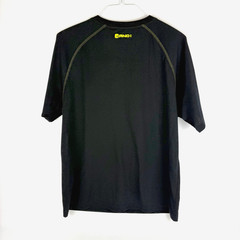 Vintage Y2K AND1 Athletic T Shirt Black 100% Polyester Green Camouflage Pocket L