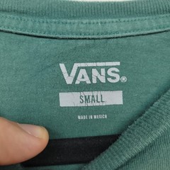 Vans T-Shirt Mens Small Green Graphic Desert Cactus Short Sleeve Cotton Tee