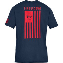 Under Armour Men’s Athletic UA Flag Freedom T-Shirt Short Sleeve Tee 1333350