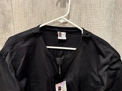 Port Fashions Unisex Mens XL Black Cotton T-Shirt for Medical Ports & Chemo NWT