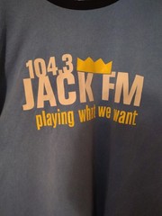 104.3 Jack FM Chicago Vintage Radio XL T Shirt Great Condition