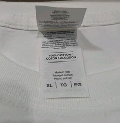 New Men’s YIN YANG T-Shirt XL Taoism 100% Cotton White Short Sleeve