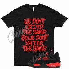 Black GRIND T Shirt for Air J1 4 Red Thunder Gym Varsity Iconic 1 14