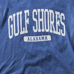 Gulf Shores Alabama Souvenir Beach, Aesthetic, Minimalist T-Shirt