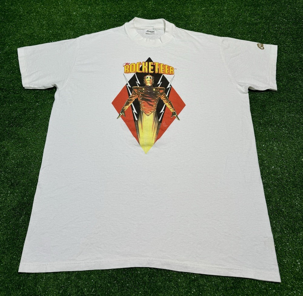 VTG 1988 The Rocketeer Dave Stevens Graphitti Comics Single Stitch T-Shirt 80s