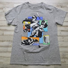 Lot of 6 Attack on Titan Anime Graphic T-Shirt Lot Size Adult MED
