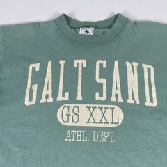 Vintage Galt Sand Shirt Mens Large Green Athletic Dept Graphic Tee USA Made 90s