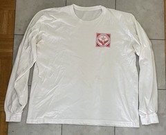 Chrome Hearts FOTI Long Sleeve White T-shirt Size XXL Made In USA