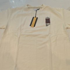 RHUDE Fumar S1 Tee Men’s M White Black Red Cotton Graphic Logo Crew Neck