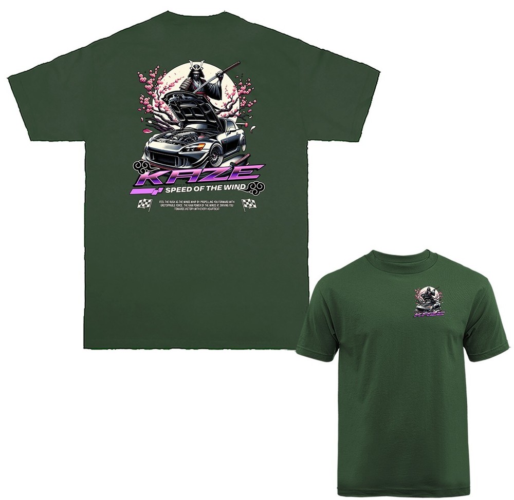 Samurai Car Imported Tuned Custom JDM Sports Car T-shirt