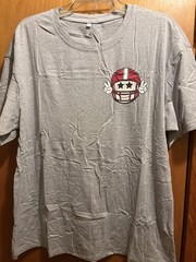 NEW Unisex Game Day Football Season Gray T-shirt Size Large