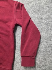 Rave On Trend Men’s Sweat Shirt Maroon Size Small Crew Neckline Ribbed Bottom