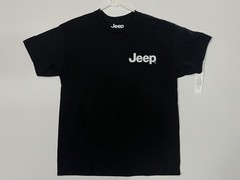 JEEP LOGO BLACK T-SHIRT (Adult Size Large) Wrangler/Gladiator Truck Emblem Tee
