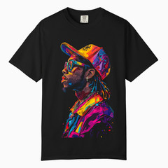 Pop Art Hip Hop Graphic T-Shirt, Comfort Colors T Shirt, Unisex Streetwear Tee