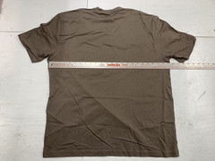 American Apparel Sustainable Collection USA MADE Vneck Tee 100% cotton Brown XL