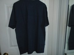 Vintage Old Navy Indigo Blue Yoke T-Shirt Black Size Large NEW