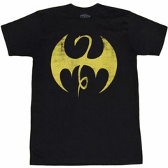 Iron Fist Distressed Dragon Logo T-Shirt