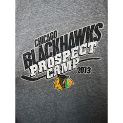 District Threads Chicago Blackhawks Prospect Camp 2013 Gray Graphic T-Shirt NHL