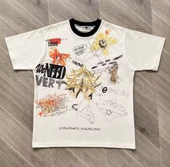 Vertabrae Detention Tee Mens Heavyweight Cotton Round Neck Short Sleeve T-shirts