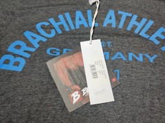 Brachial Athletic T-Shirt Mens Size S Gray Small Germany Short Sleeve