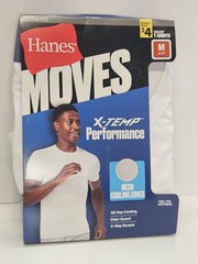 Hanes Moves Men’s X-Temp Performance Tagless Crew T-Shirts Size M 38-40 2 Shirts