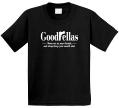 Goodfellas Never Rat On Your Friends Mafia Movie Fan T Shirt