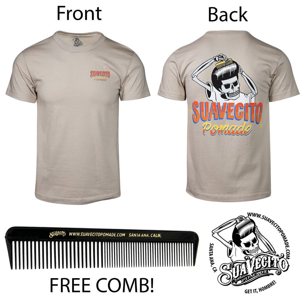 Men’s Suavecito Agua Fresca Tee Shirt Sand (S, M, L, XL, 2XL, 3XL, 4XL, 5XL)