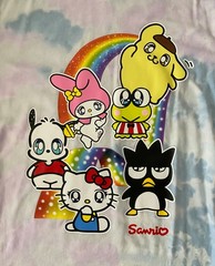 Dim Mak x Sanrio Characters Rainbow Tee Tie Dye