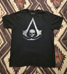 Assassin’s Creed IV Black Flag Video Game Promo T Shirt Black Men’s Size XL