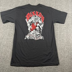 Dixxon Flannel Co Shirt Mens Medium Black Tee Forged In Battle Warrior Work Wear
