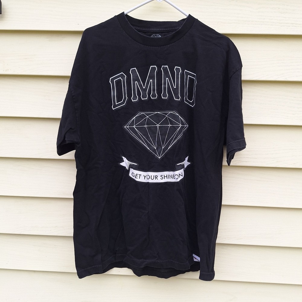 Diamond Supply Co. Men’s Size XL Black White Logo Cotton Graphic T-Shirt