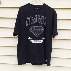 Diamond Supply Co. Men’s Size XL Black White Logo Cotton Graphic T-Shirt