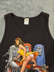 Men’s 2019 Biketoberfest Cut Off Sexy Girl Fill’er Up Size Large Daytona Beach
