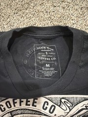 Death Wish Coffee Shirt Mens Sz Medium Dropkick Murphys Limited Edition Black